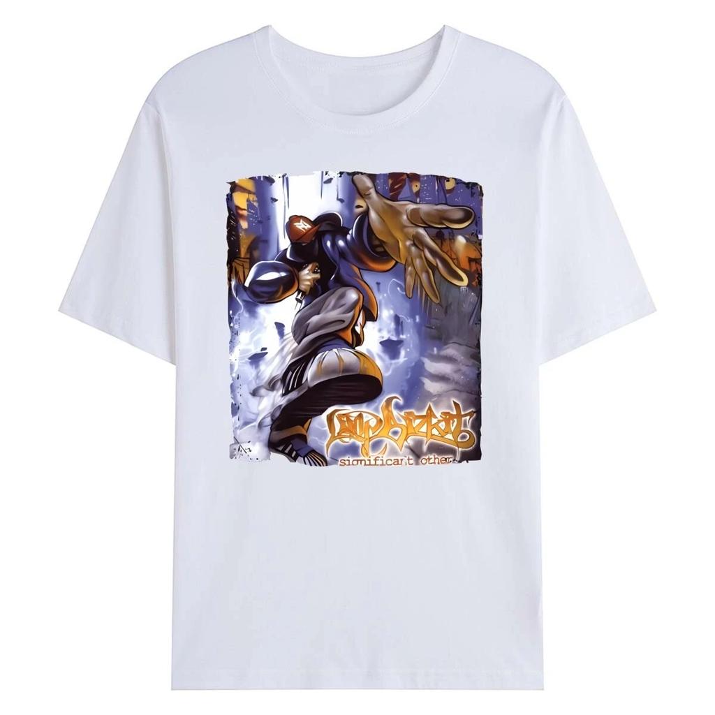 Hot Selling Limp Bizkit T Shirt Music Band Printing Summer Luxury Brand Pure Cotton Men's and Women's T-shirts Short Sleeves