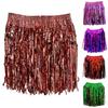 Adult Skirt Rain Fringe Tassel Party Skirt Bright Color Adjustable Curtain Mini Skirt Festival-ready Performance Skirt