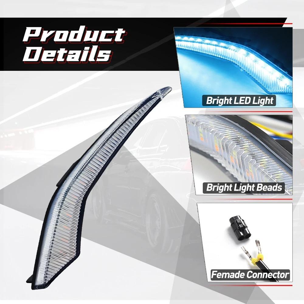 LED Daytime Running Fog Lights DRL Fit For Toyota Corolla L LE XLE Model 2020-20