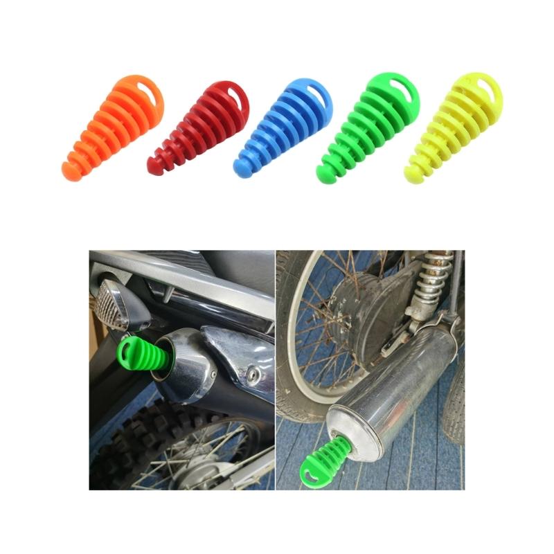 Muffler Exhaust Wash Plug 0.6"-1.5" Wash Plug Protector for Motorcycles Dirt Bike 2/4 Stroke Exhaust Silencers