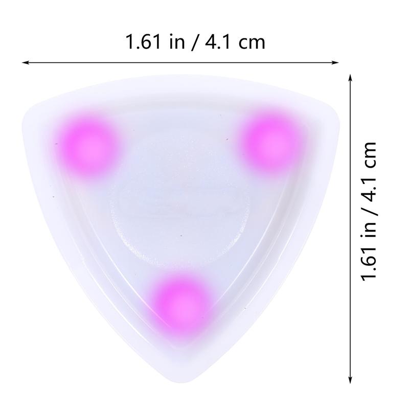 Fashion Cool Beat Picks Beatpicks Touch Luminous Led Glowing Guitar Pick Light Up Plectrum For Ukulele Bass Electric Guitarists