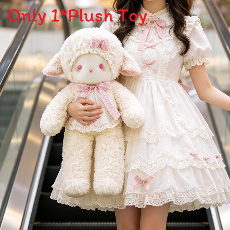 Peluche Lolita Agnello Giocattolo di Peluche Regalo Per Bambine e Bambini
