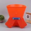 Piglet Feeder Bowl Red Wall Mounted Plastic Pig Feed Trough Non Toxic Material for Farm Piglets and Hog Barns