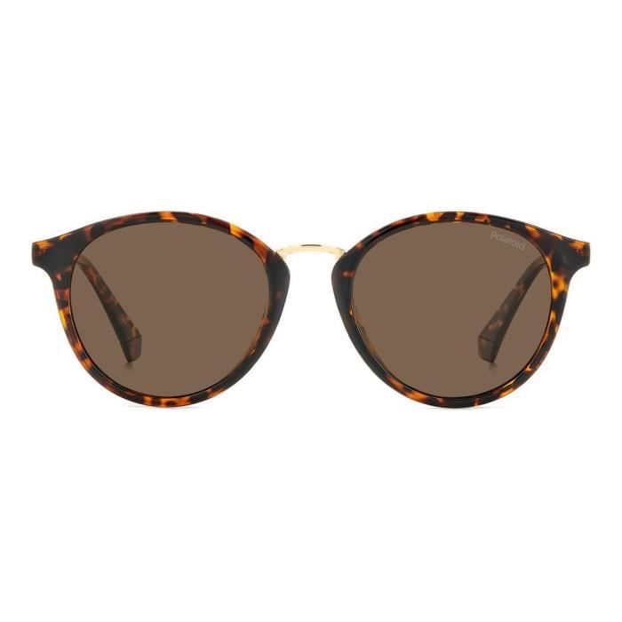Lunettes de Soleil - POLAROID - PLD 4147/S/X - polycarbonate - unisexe - HAVANA/BROWN