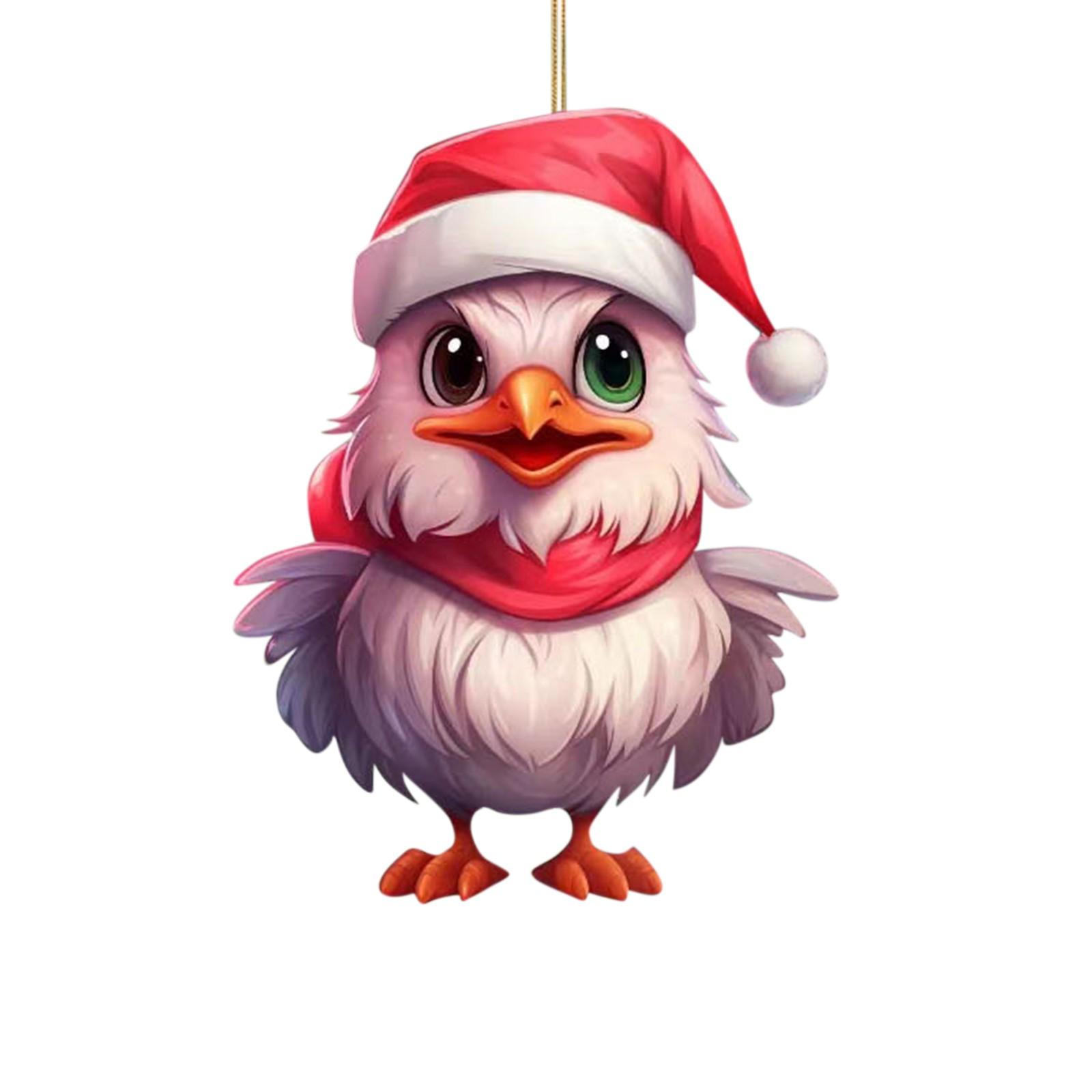 

Подвеска для украшения рождественской елки, забавный мультяшный милый кулон, украшение для садовой елки, незабываемый подарок One Size