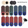 2" Sanding Disc Set: Grinding, Polishing, Rust Removal, Deburring, & Turning with Black King Kong Non-woven Flap Wheel Tray