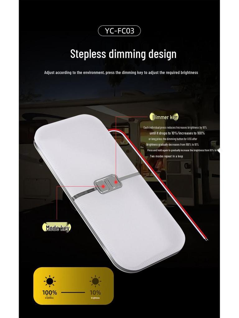 LED Interior & Exterior Light for Cars, RVs, Trucks, Trailers & Emergency Use