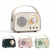 Mini Altoparlante Bluetooth Retrò Lettore di Musica Classica Scatola Acustica Stereo con Bassi Altoparlante Wireless Portatile Lettore Musicale per Casa e Viaggio