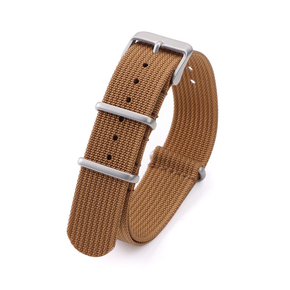 18mm 20mm 22mm Ribbed Nylon Watchband for Military Watch Strap Sport Bracelets Nylon Woven Watchband Women Men Bands Accessories