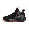 OwnTheGame CNY K Abrasion Resistant Mid Top Children's Basketball Shoes Black Red Kids' GY0812