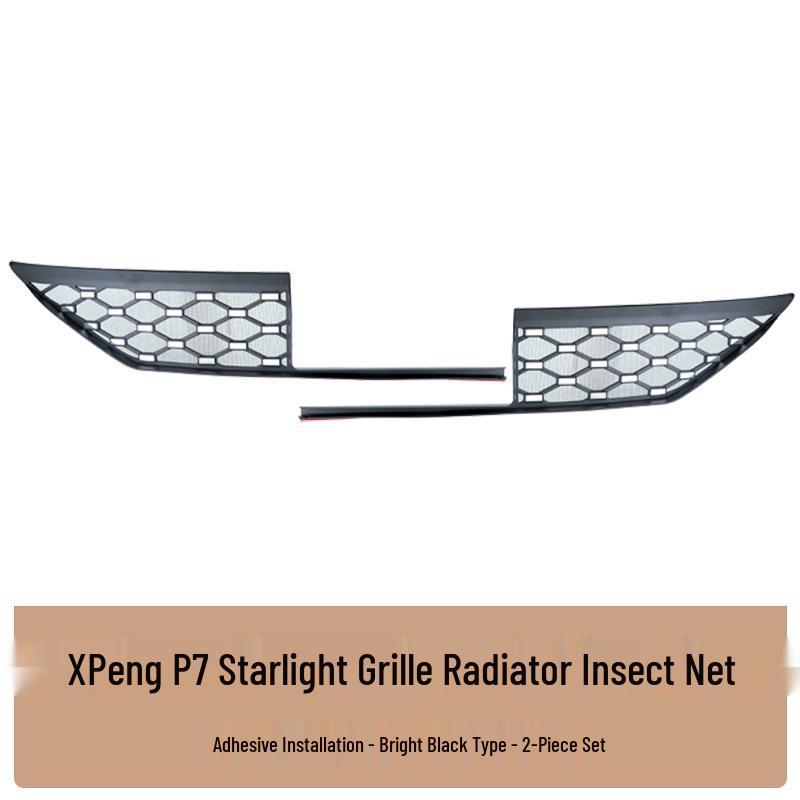 XPeng P7 Insect Protection Grille Cover: Radiator Guard with Willow Catkin Design for 25 Models