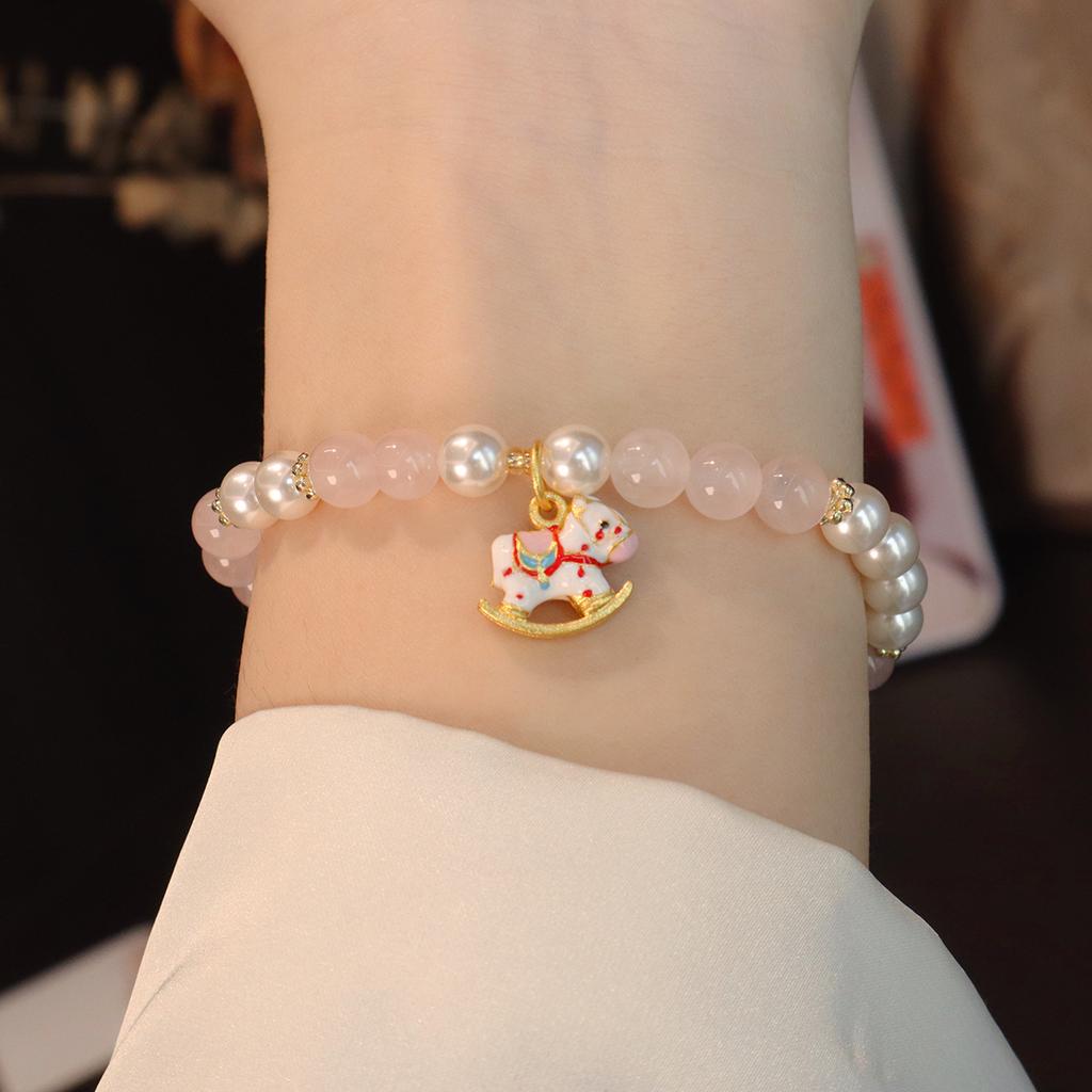 New Chinese Bracelet, Natural Crystal Bracelet, Fashion Sweet And Fresh Design Crystal Bracelet.