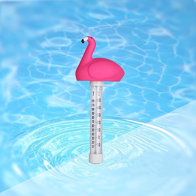 Adorable Duck & Flamingo Floating Thermometer for Hot Tubs, Bathtubs & Fish Ponds - Battery-Free, Easy-to-Read, Perfect for Reptiles & Amphibians