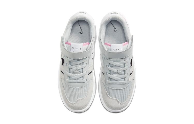 Nike Squash Type Low Top Kids' Skateboarding Shoes Mist Gray Children Aged 3 7 Years Old CJ4120-002