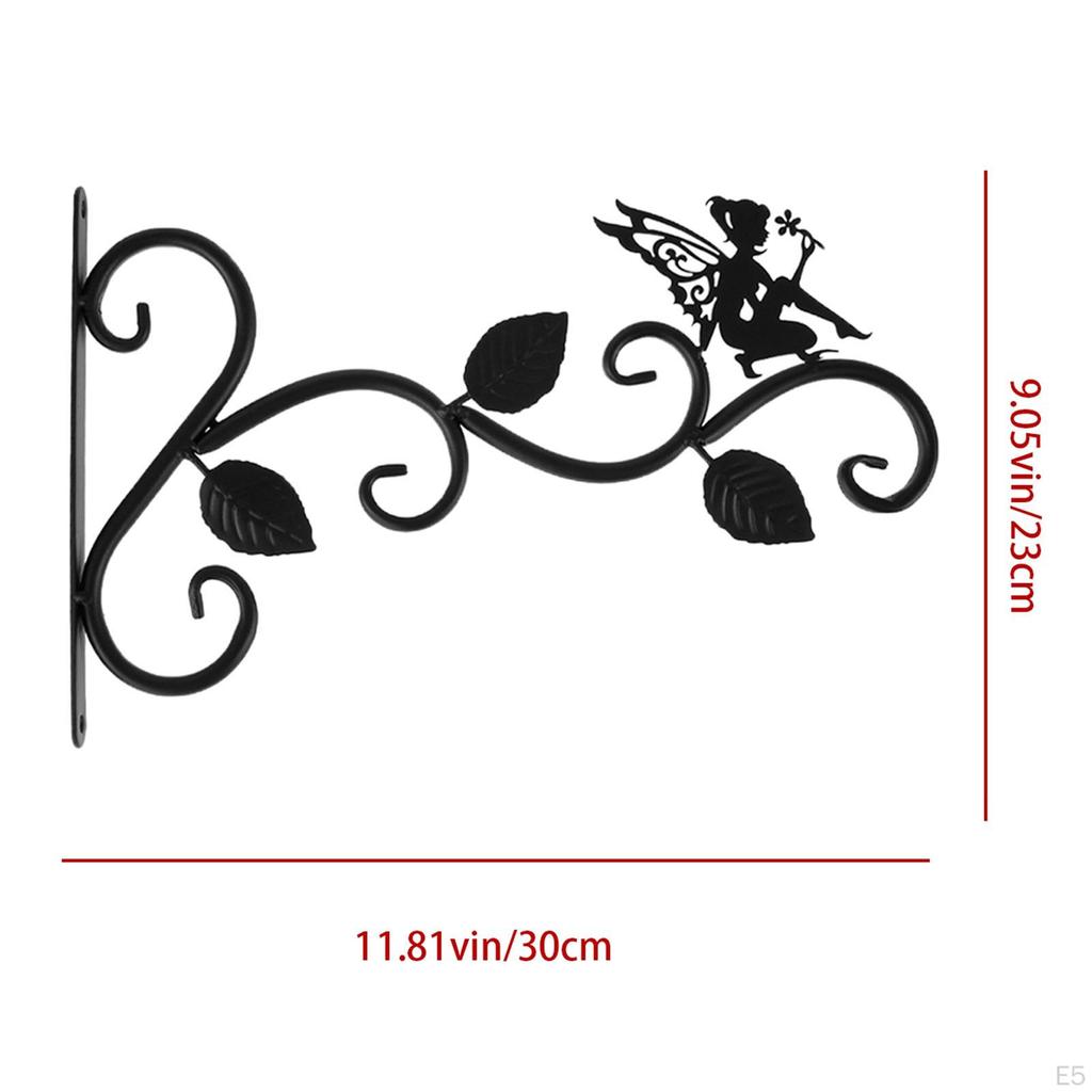 Hanging Hook Wall Mounted 2x Decorative Bird Feeder er Flower Leaf Shape Durable Hanger Hooks Stand