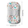 Baby Lounger Newborns Nest for Easy Sleeping Toddlers Bassinet Soft & Breathable Travel Bed Mattress Sleep Essential