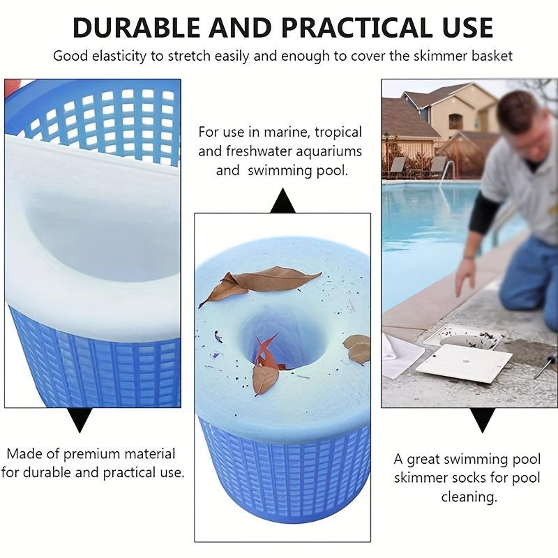 25pcs Swimming Pool Suction Socks, Suitable for Above Ground or Underground Swimming Pools, Filter Debris and Small Particles