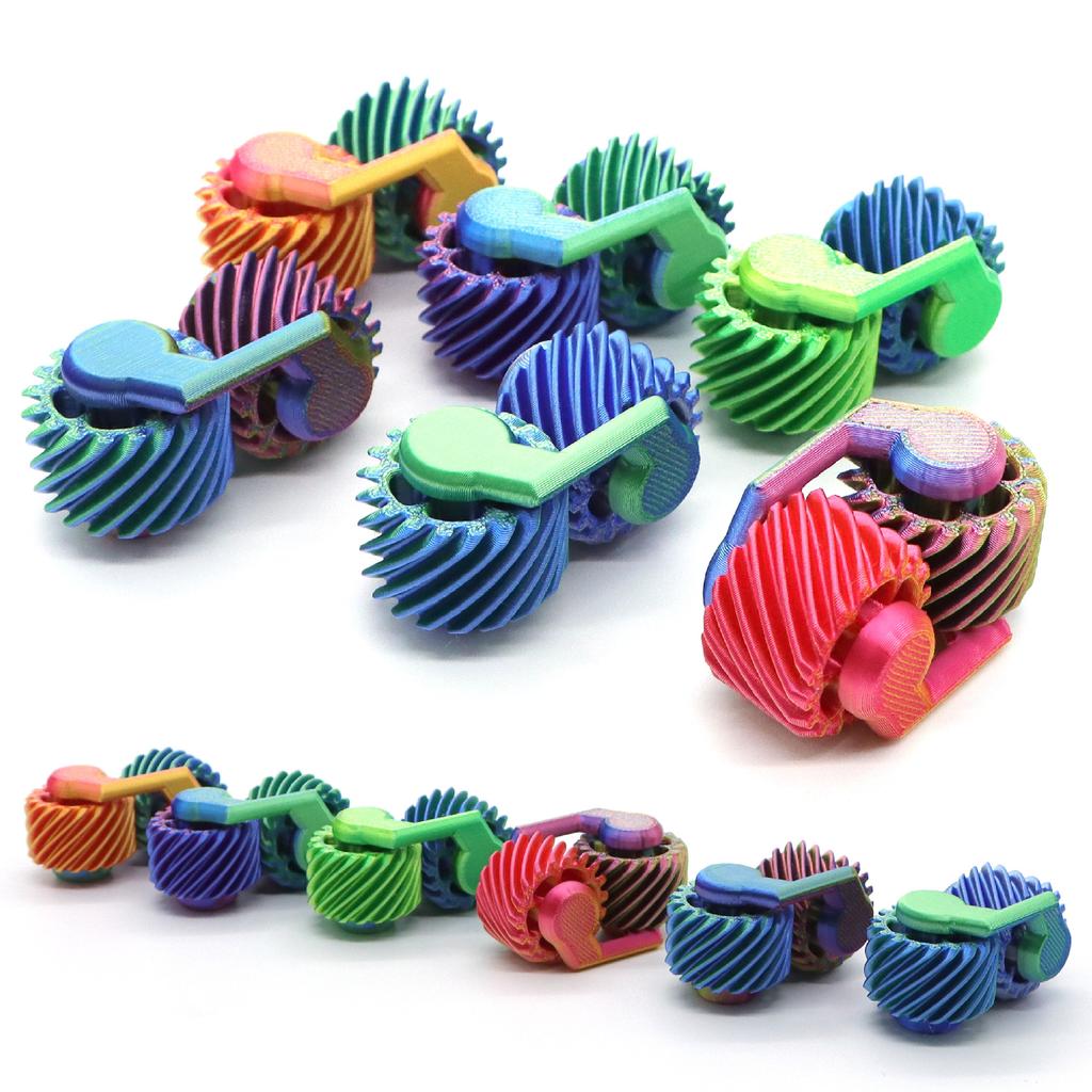 3D Printed Fidget Spinner Mini Gyroscope Decompression Toy for Adults Teens Kids Stress Relief