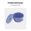 Folding Bedside Commode Chair Toilet  for  Adult Elderly Height Adjustable Toilet Stool for Pregnant Women And Disabled Bathroom Portable Toilet Bowl