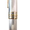Great MONTBLANC fountain pen Meisterstück Classic Solitaire white star 18K Used
