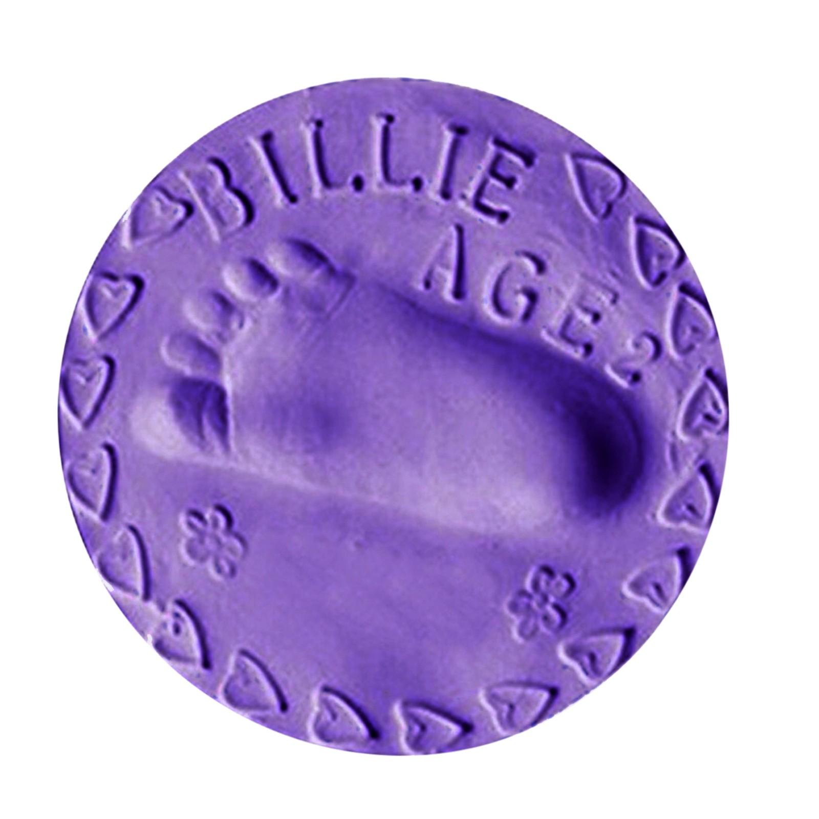 

Мягкий отпечаток руки для сушки младенцев, отливка отпечатков пальцев, 20 г фиолетовый