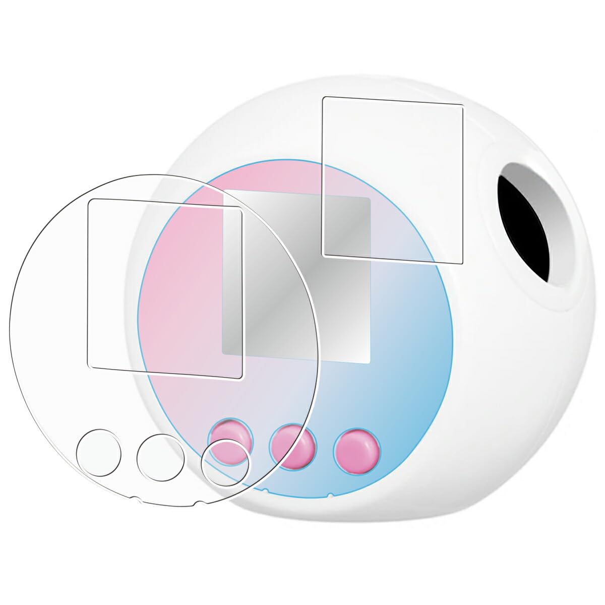 ClearView Punirunzu Sanrio Characters LCD Защитный Сделано в Японии [Высокоэффективный Антибликовый] Пленка, Высокоэффективный Антибликовый (Гладкий; плавный