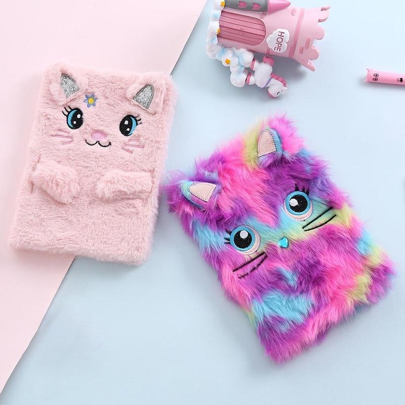 Cute Notebook Cartoon Cover Agenda Note Book DIY Journal Diary Planner Notebook for Girls Gifts