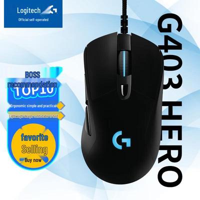 Logitech G403 HERO Kabelgebundene RGB-Gaming-Maus