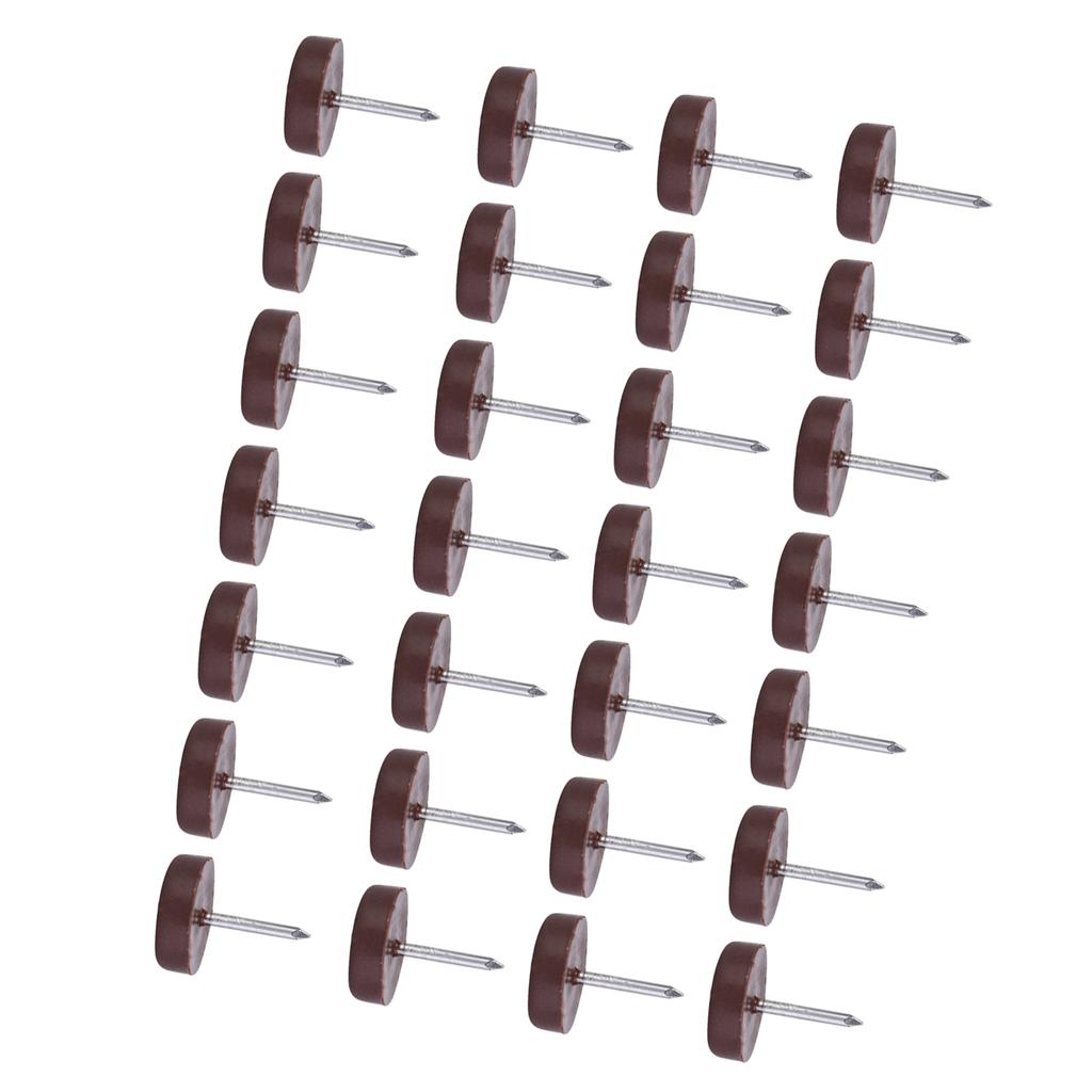 100pcs Furniture Sofa Chair Table Bottom  or Glides Anti slip Nails Pads 14mm*4mm