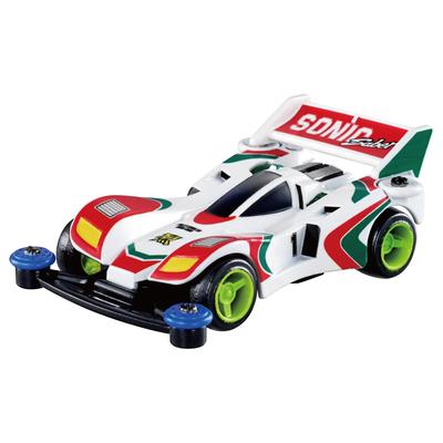 TAKARA TOMY Tomica Premium Unlimited Bakusou Kyoudai Mini 4WD Sonic Saber Mini Car Toy 6 and Let's & Go!! (Ages Up)