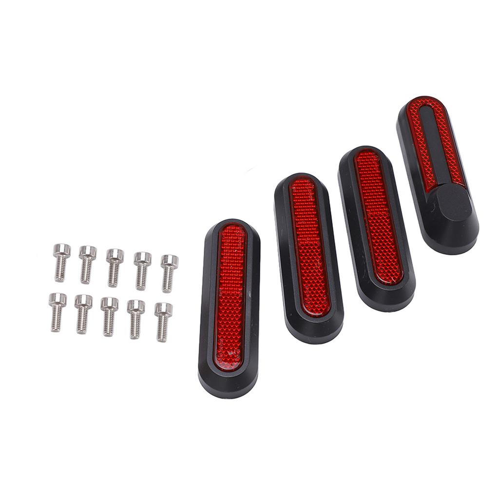 4Pcs Electric Scooter Wheel Hubs Cover Safe Drive Install Easily Electric Scooter Accessories for Xiaomi M365Red