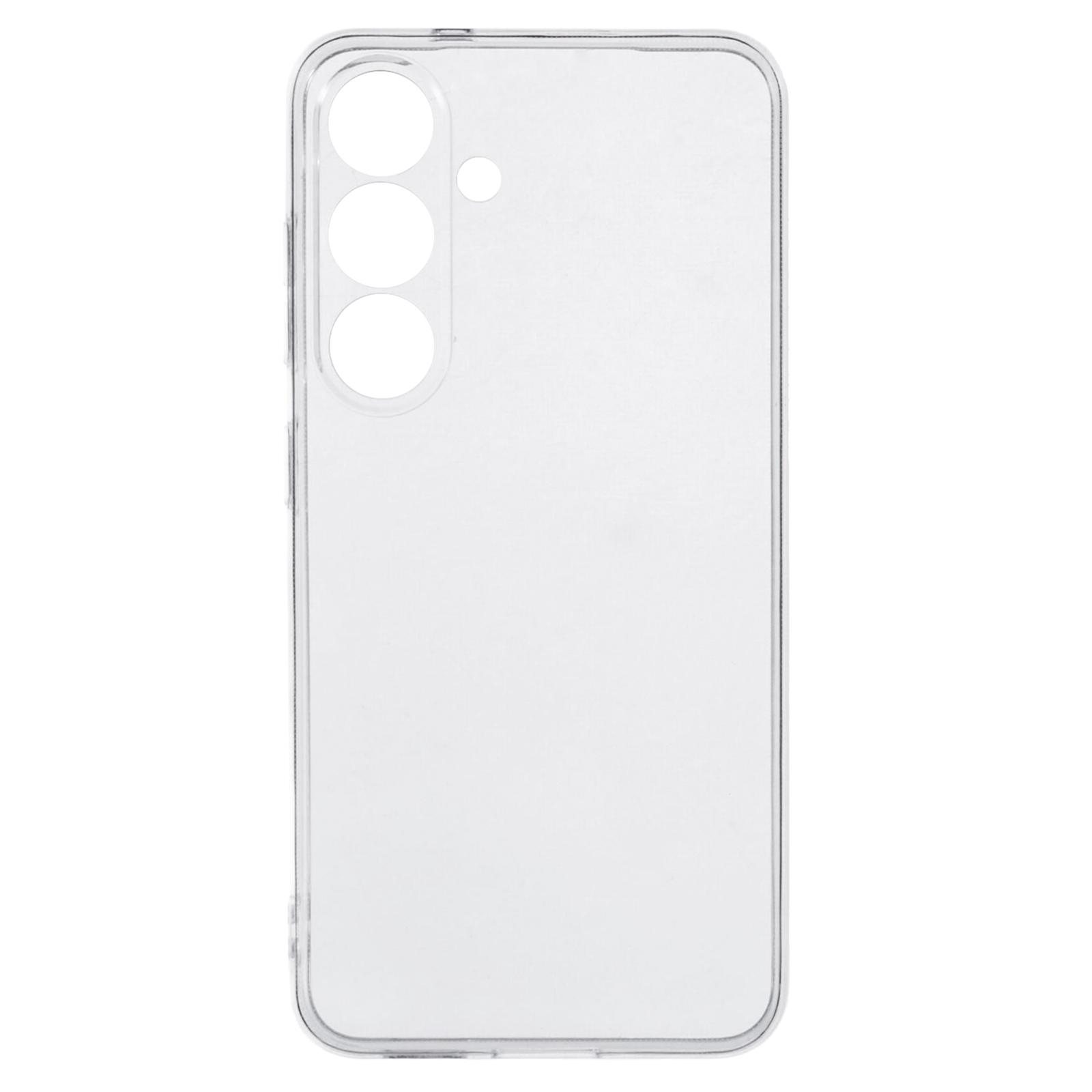 

For Samsung Galaxy S25 Case Watermark-Free 2.0mm Clear Phone TPU Cover Style A