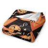 Halloween Theme Pattern  Flannel Blanket Spring  Super Soft Throw Blanket Home Decor Comfortable Bedspread Sofa Bed Cover