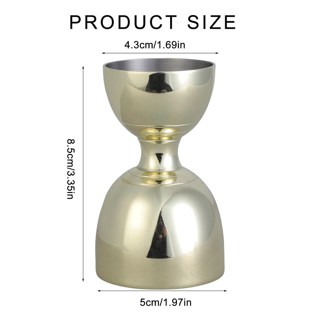 Large Capacity Cocktails Jigger Measuring Cup Precise Liquor Measurement Accessories for Bartender Bartending Tool