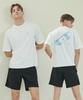 Jeteseu Water Cooling Functional Oversized Short Sleeve Rash Guard Sboarding U_5S4016_Ivory