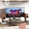 Desktop-Lautsprecherständer Paar, Hochbelastbare Schreibtisch-Regallautsprecherständer, Verstellbarer Ausleger-Lautsprecherständer, Vibrationsabsorbierender gepolsterter Schaumstoff