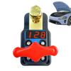 Car Battery Power Off 12V-24V Power Off Switches with Digital Display Automobile Battery Isolator Shut for Long-Term Parking