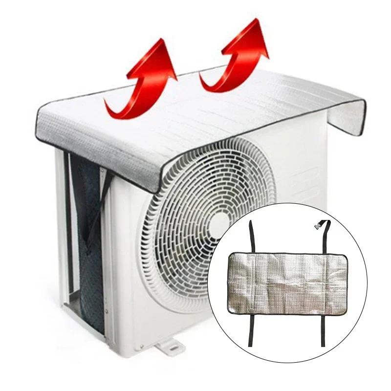Air Conditioner Cover Outdoor Energy Saving Rainproof Cover Air Conditioner Washing Dust Prevent Sun Exposure AC Cleaning Bag