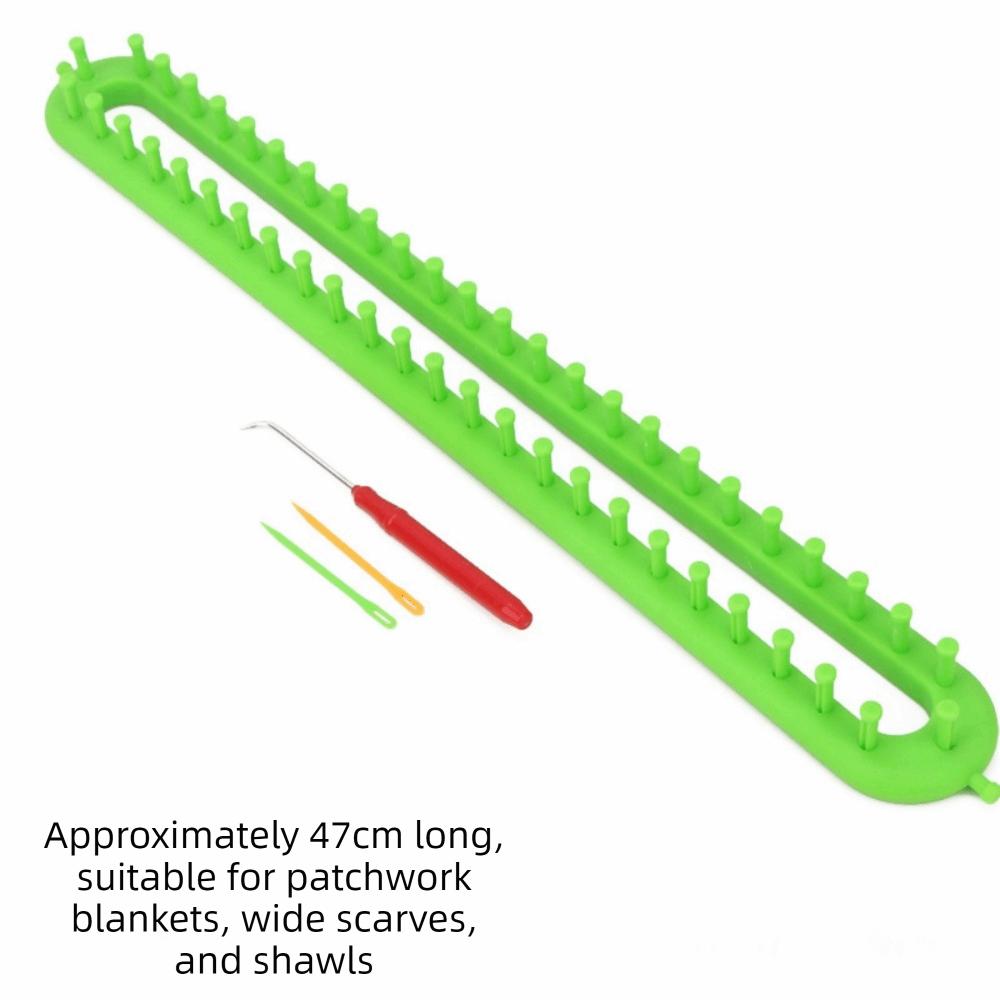 DIY Weaving Loom Knitting Kit Rectangle Braiding Tool Gift DIY Machine Sewing Tools  Women