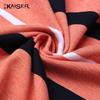 Kaiser Men's 100% Cotton Striped Long Sleeve Polo Shirt KS1538