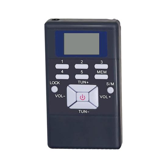 HRD-102 Digital Radio Mini LCD Display Portable Multifunctional Stereo FM Radio Receiver With Earphones for the Aged