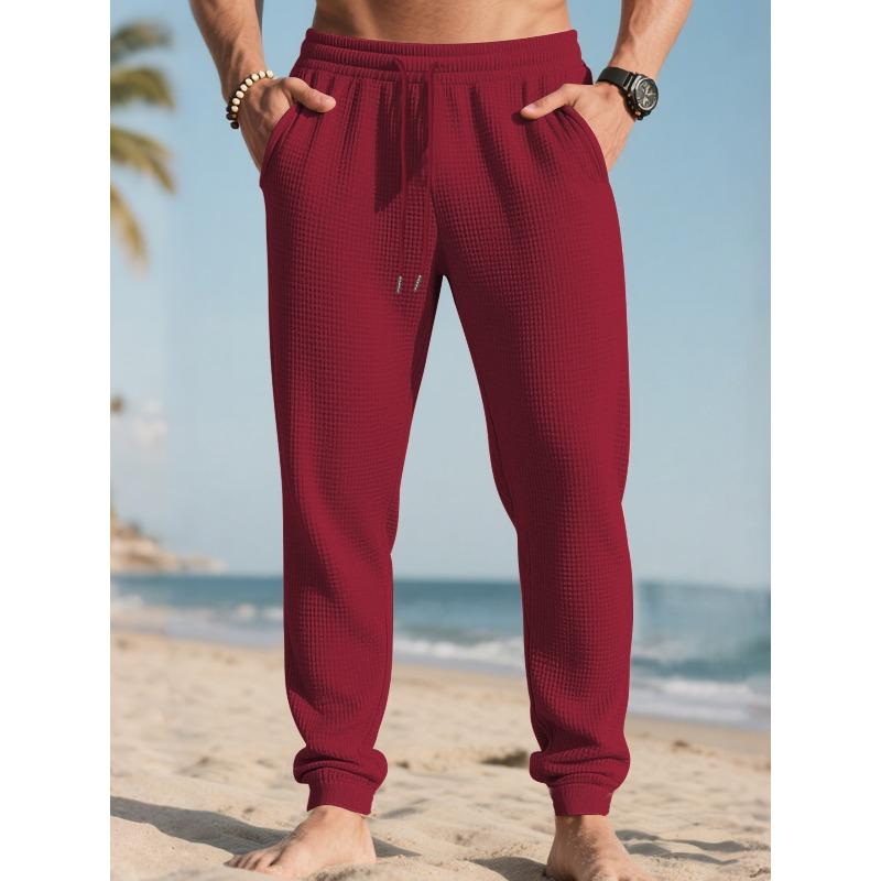 Sommer Herren Sport- und Freizeit Fitness Bundle Kordelzug Jacquard Weite Hose Basketball Laufhose