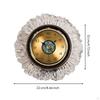 Timekeeping Clock with Crystal Like Frame Quiet Running Table Textured for