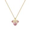 Necklace Earrings Set Light Luxury Full Diamond Cat Bow Personality Temperament Banquet Earrings Necklace Group