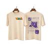 Pok Mon Genggui Doublesided Printed Summer New Cartoon Cotton Adultchildren Loose Plus Size Short Sleeved Breathable Tshirt