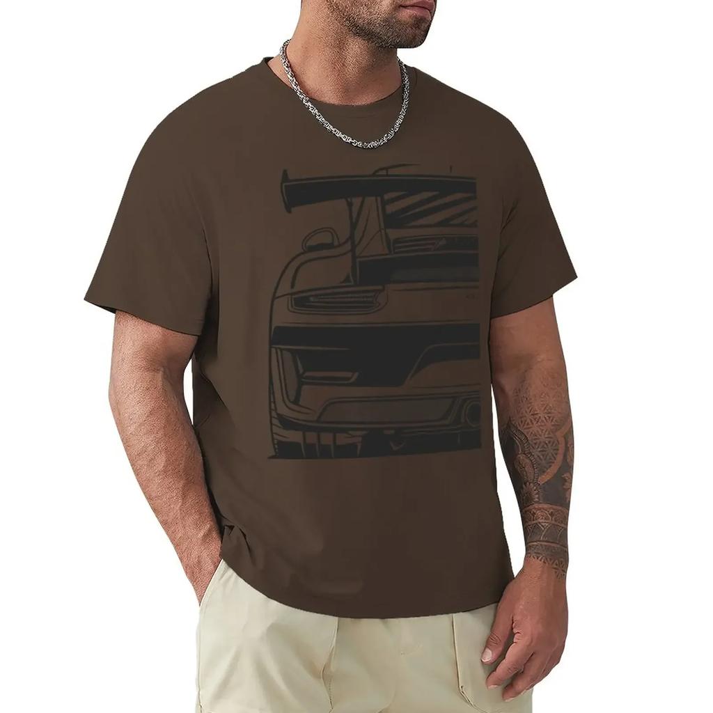 GT3 RS 9912 FragUnisext Rear TShirt Shirts Graphic Tees Vintage Graphics Oversized T Shirt Unisex