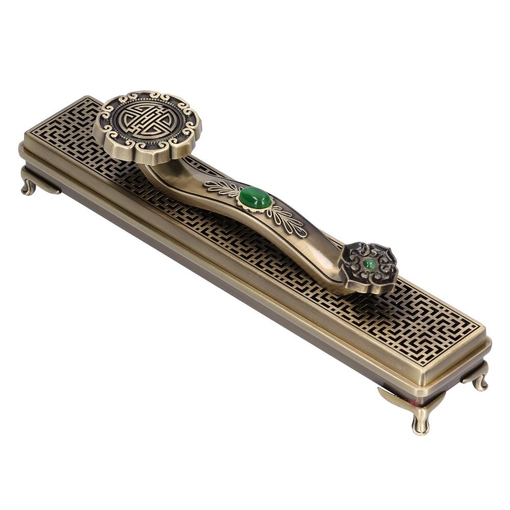 Alloy material Incense Box Antique retro style Stick Incense Holder Chinese decor display
