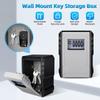 Metal Construction Password Key Box Large Capacity Locking Key Organizer  Key Management