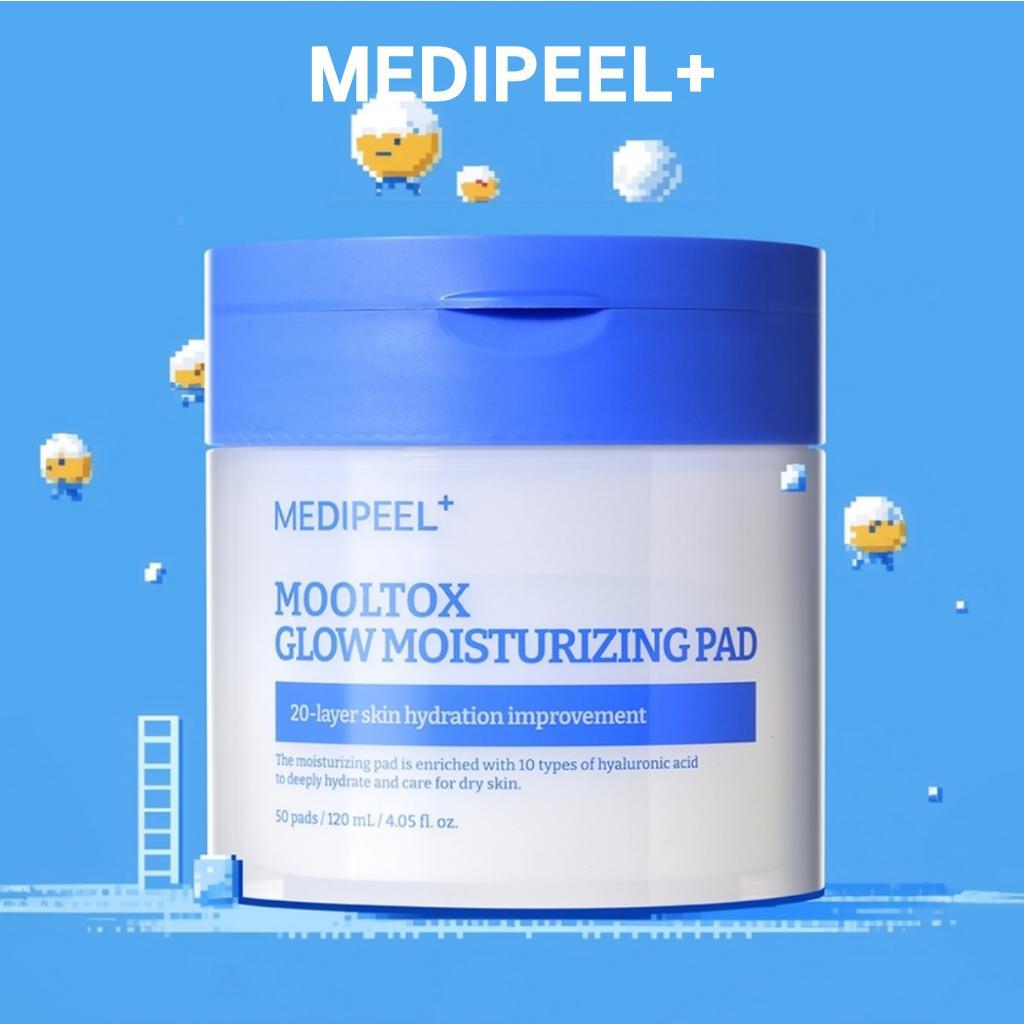 MEDI-PEEL Toner Pad 2.0 (4 Types) Mooltox Glow Moisturizing / Vitamin Mela Toning / Lacto Pore Lifting / Moisturizing, Korean Cosmetics, Kbeauty