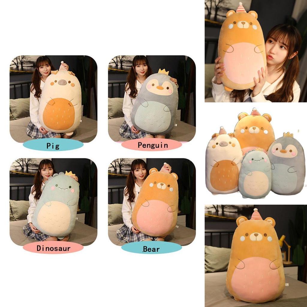 Adorable Dinosaur Plushie Bear And Penguin Plush Toy For Girls Soft And Safe Comfort